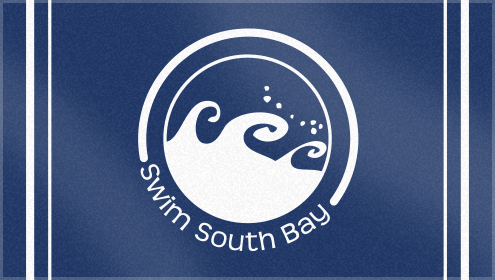 CUstom Woven Beach Towels for Swim South Bay Swim Team