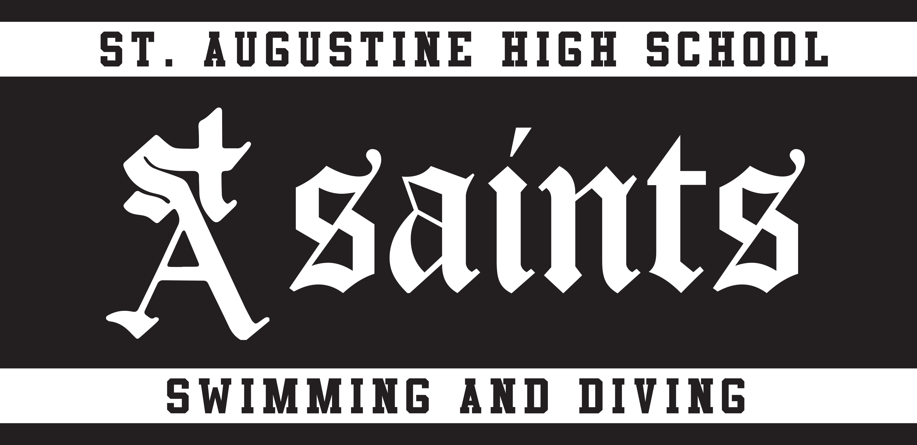 Custom Swim Towels For St Augustine High School Swimming